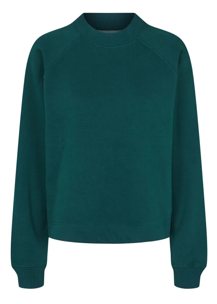 Esmé Studios Olga Loose Sweatshirt - Rain Forest