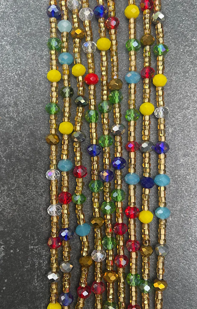 Extended Length 60 Inch Yolo Tie On  Waist Beads