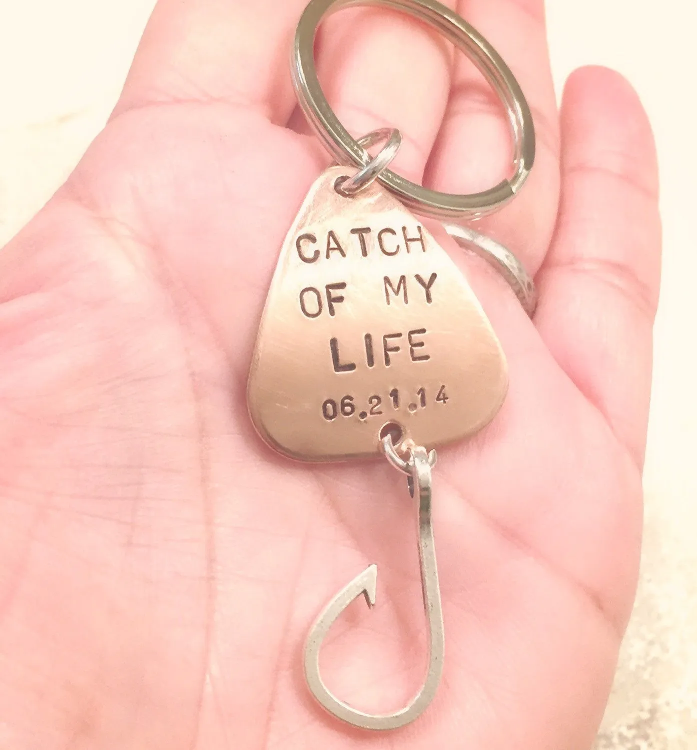 Fishing Lure Keychain, Personalized