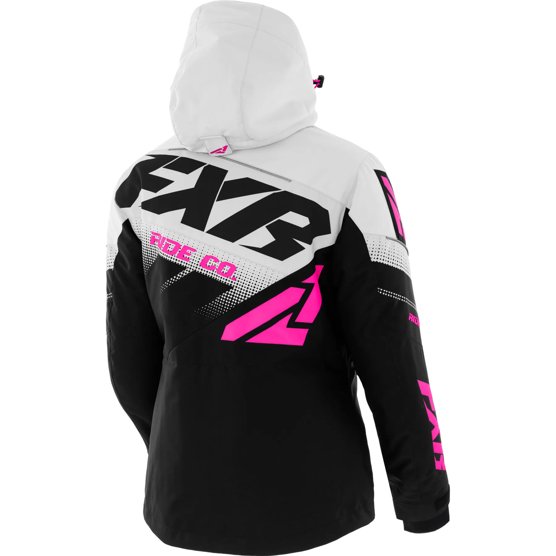 FXR Boost FX Womens Jacket Black/White/Fuchsia