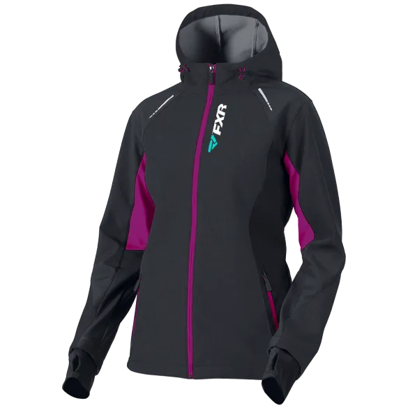 FXR Pulse 2019 Softshell Jacket Black Berry