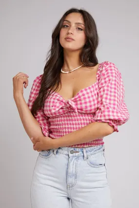 Georgette Top | Rose