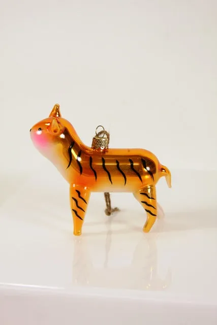 GLINTING TIGER ORNAMENT