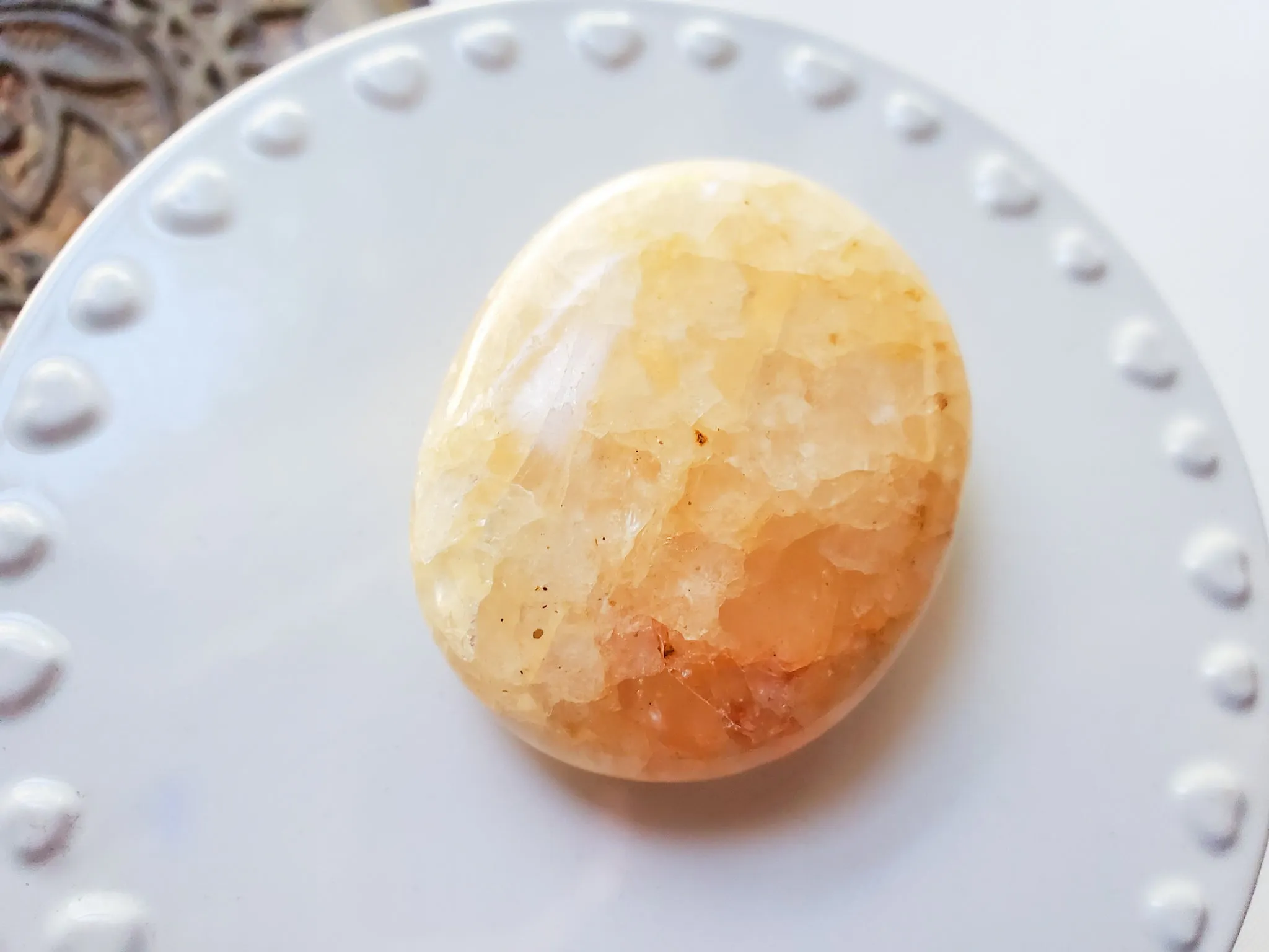 Golden Healer Palm Stone