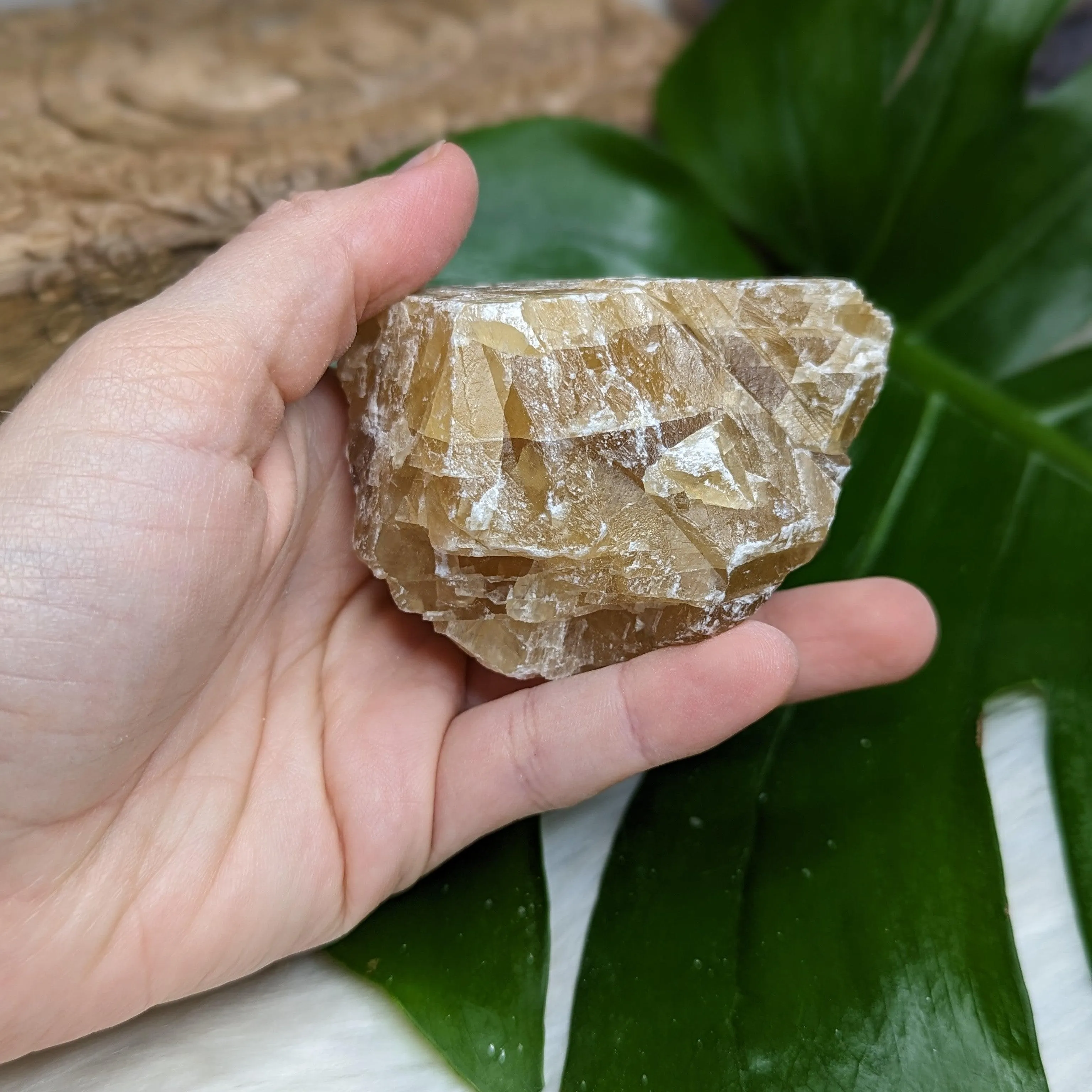 Gorgeous Honey Calcite Specimen from Mexico