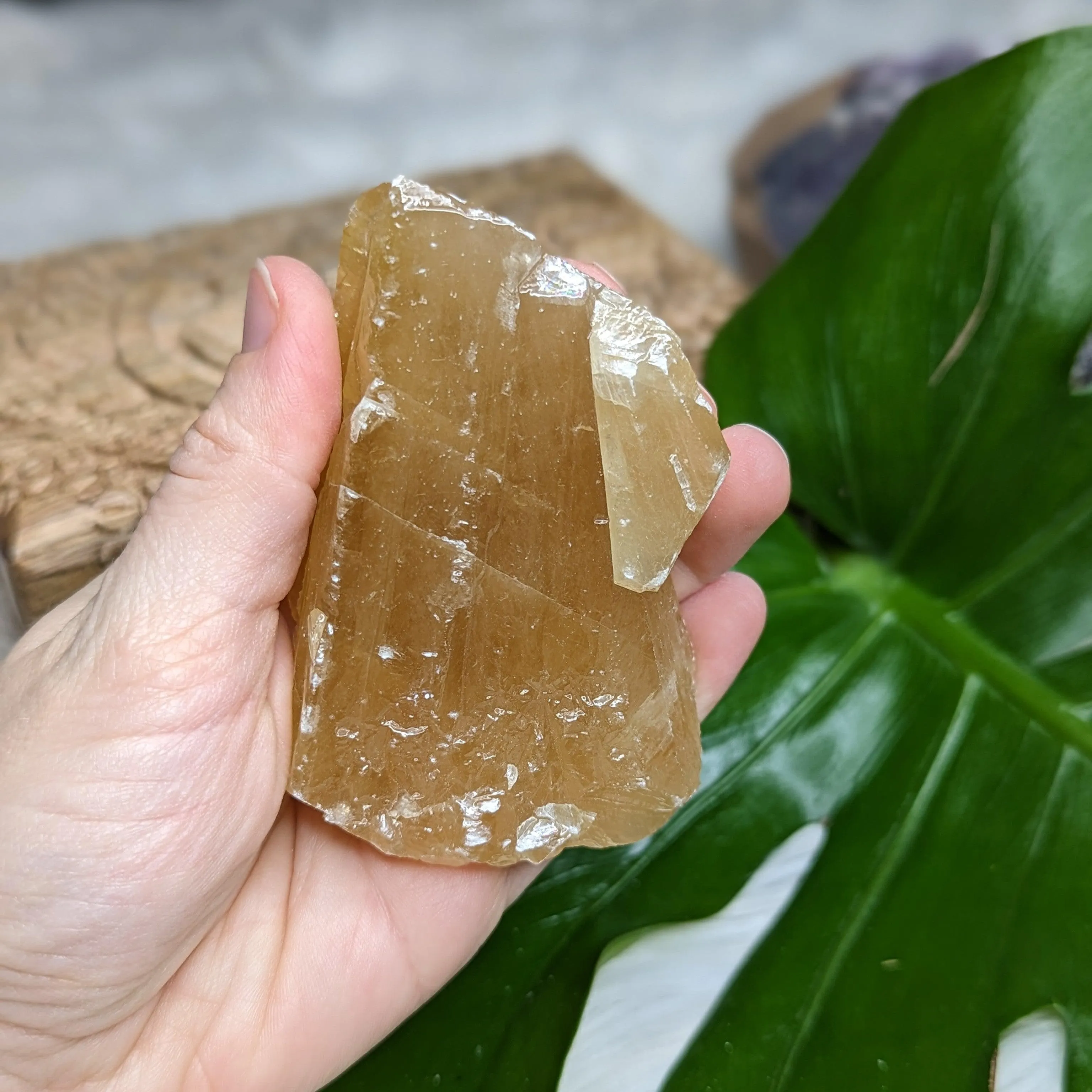 Gorgeous Honey Calcite Specimen from Mexico