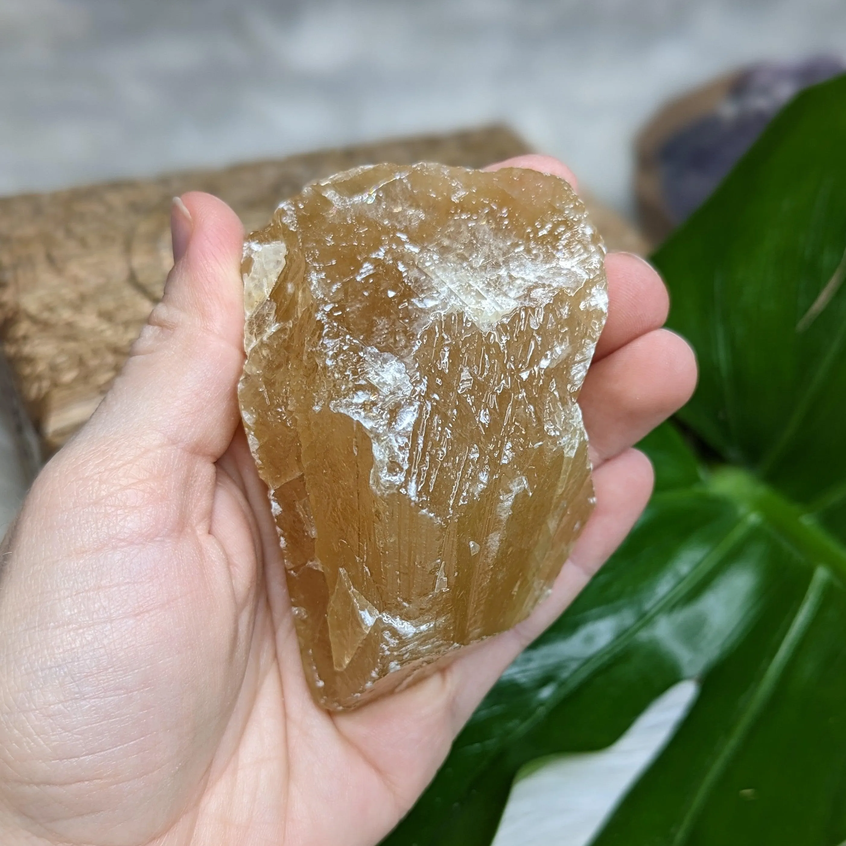 Gorgeous Honey Calcite Specimen from Mexico