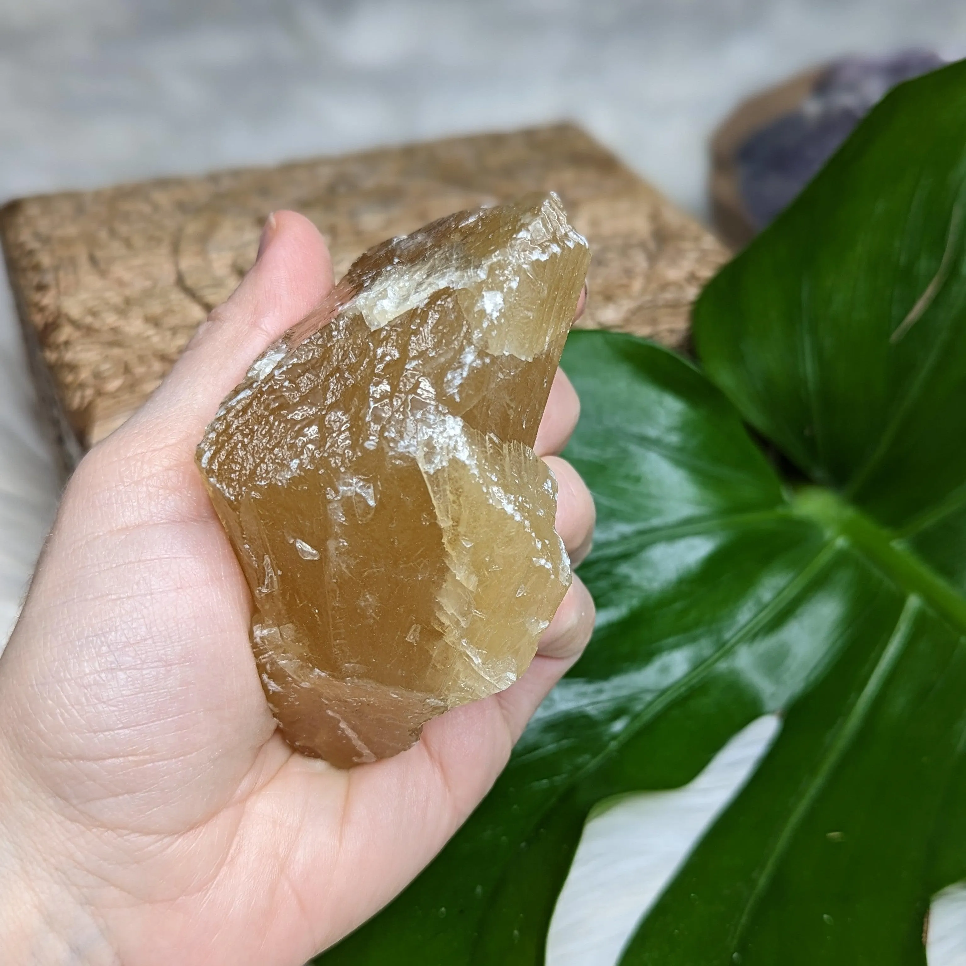 Gorgeous Honey Calcite Specimen from Mexico