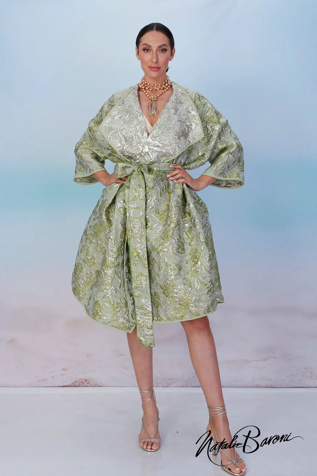 Green Coat Dress - Venezia