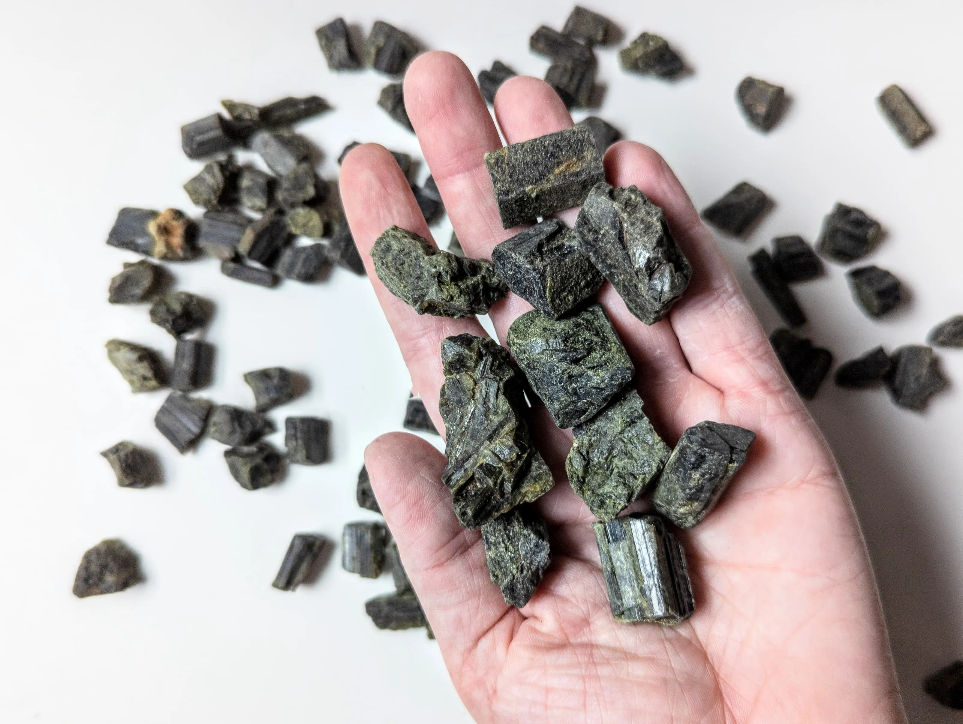 Green Tourmaline Raw