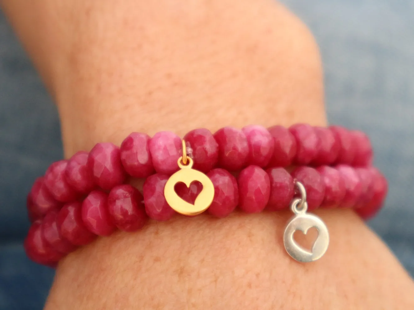 Heart Bracelet for Harmony (silver)