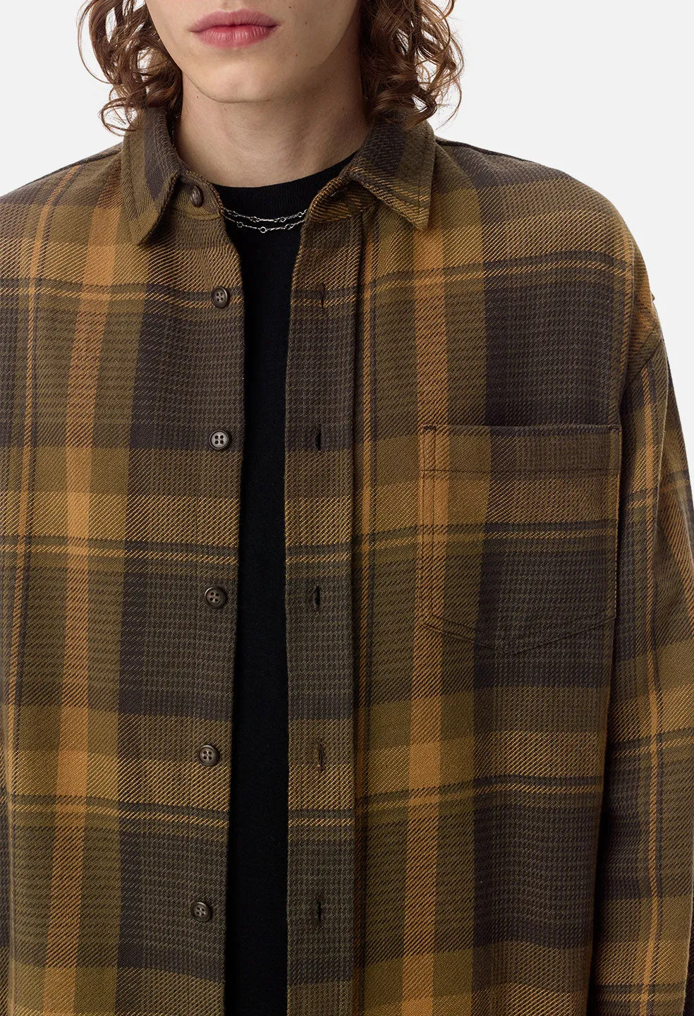 Hemi Oversized Shirt / Nova Plaid