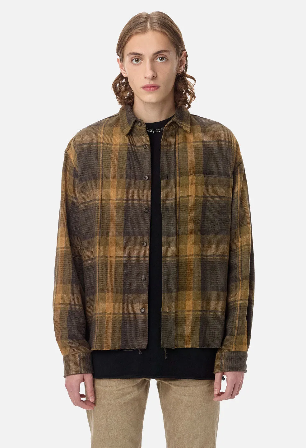 Hemi Oversized Shirt / Nova Plaid