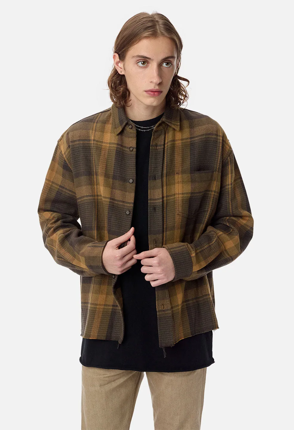 Hemi Oversized Shirt / Nova Plaid