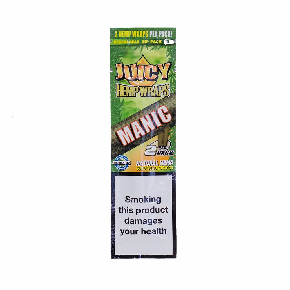 Juicy Jay's Hemp Double Wraps Manic (2 Pack)