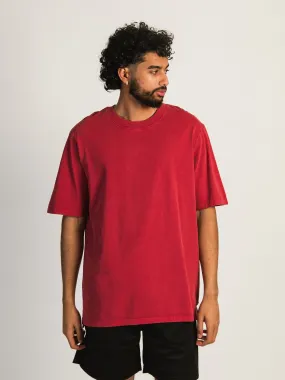 KOLBY OVERSIZED PREMIUM TEE - GREY CORAL