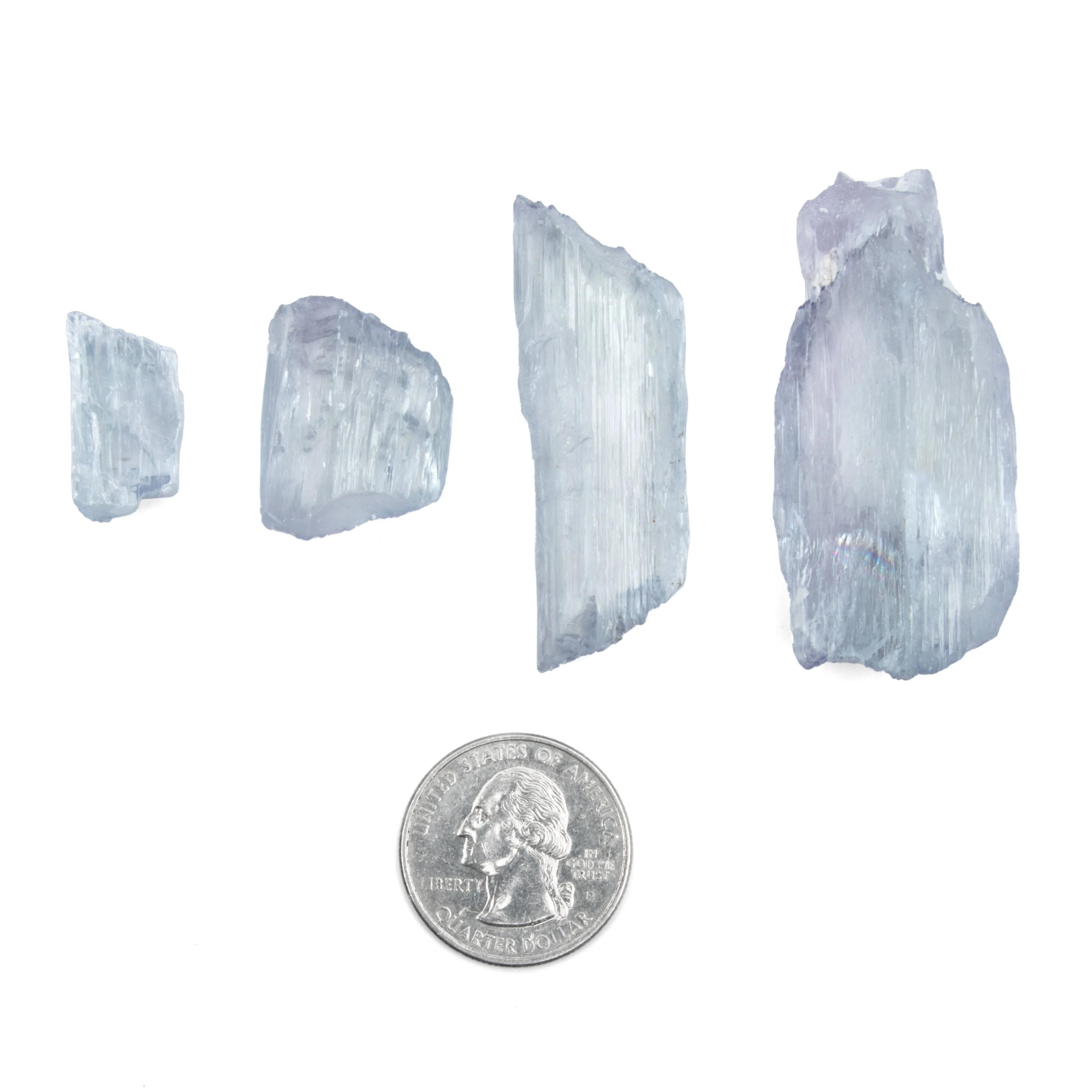 Kunzite - Purple/Blue, Rough, A-Grade