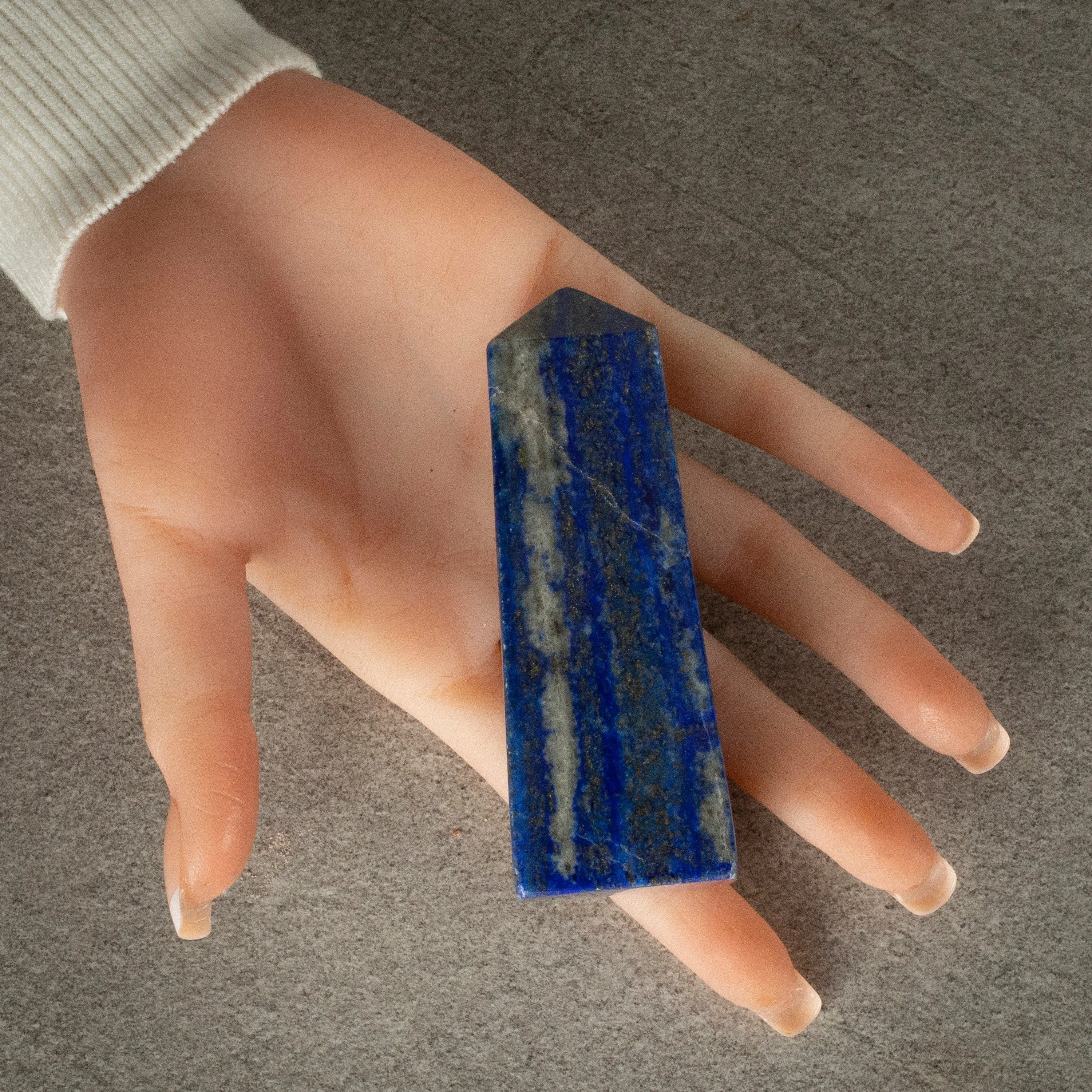 Lapis Lazuli Polished Obelisk from Afghanistan - 4 / 218 grams