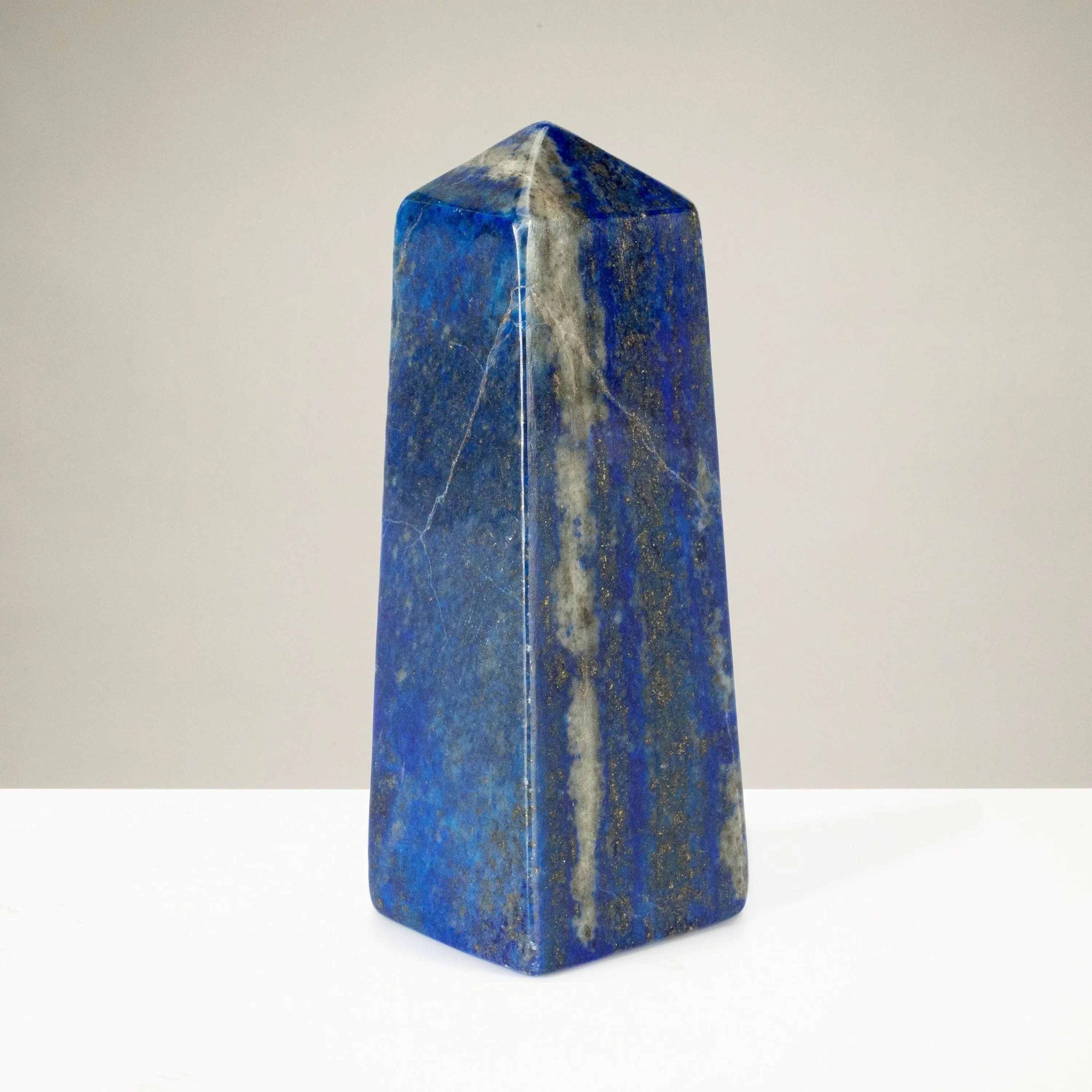 Lapis Lazuli Polished Obelisk from Afghanistan - 4 / 218 grams