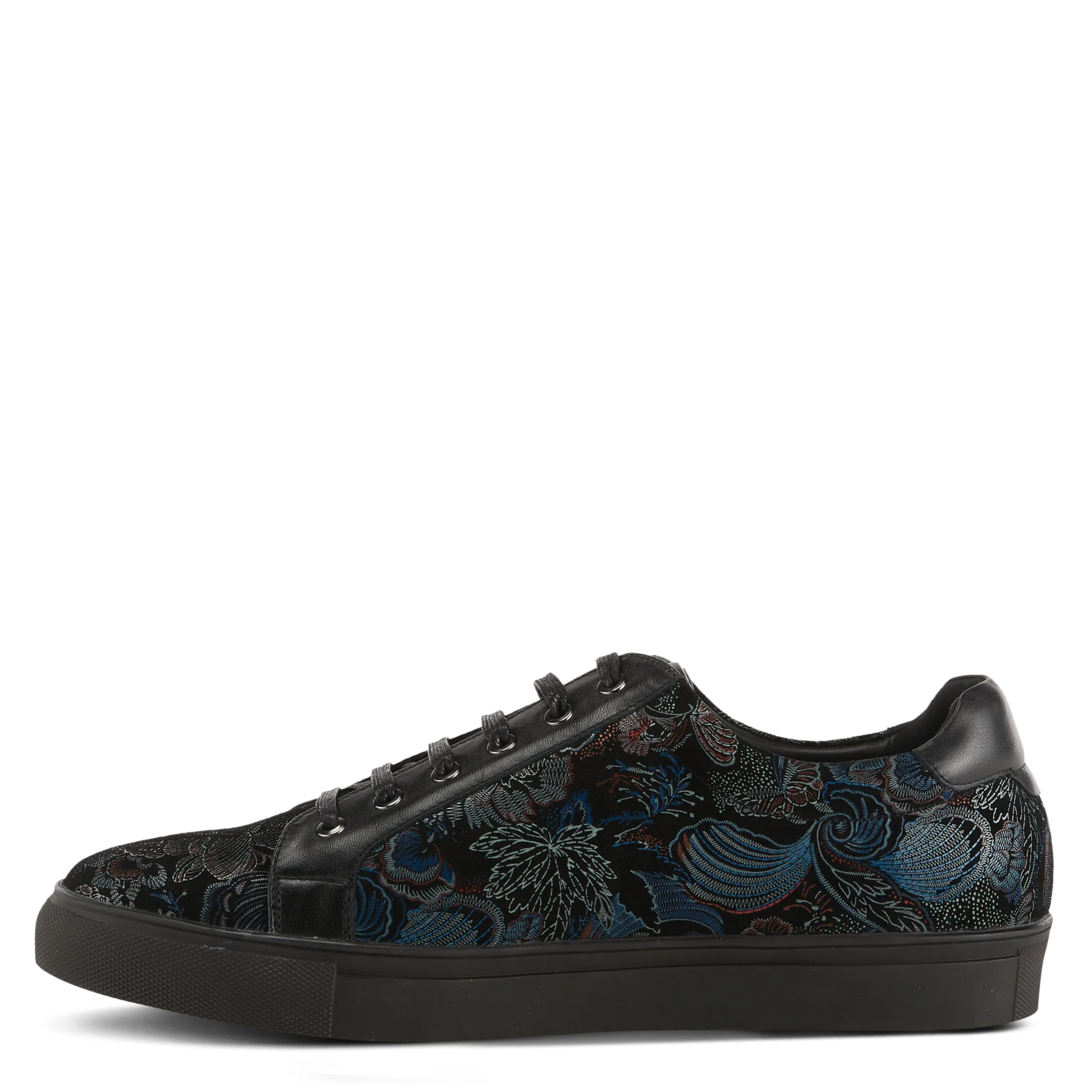 L'ARTISTE MEN ANDER-FLORAL LACE-UP SNEAKER