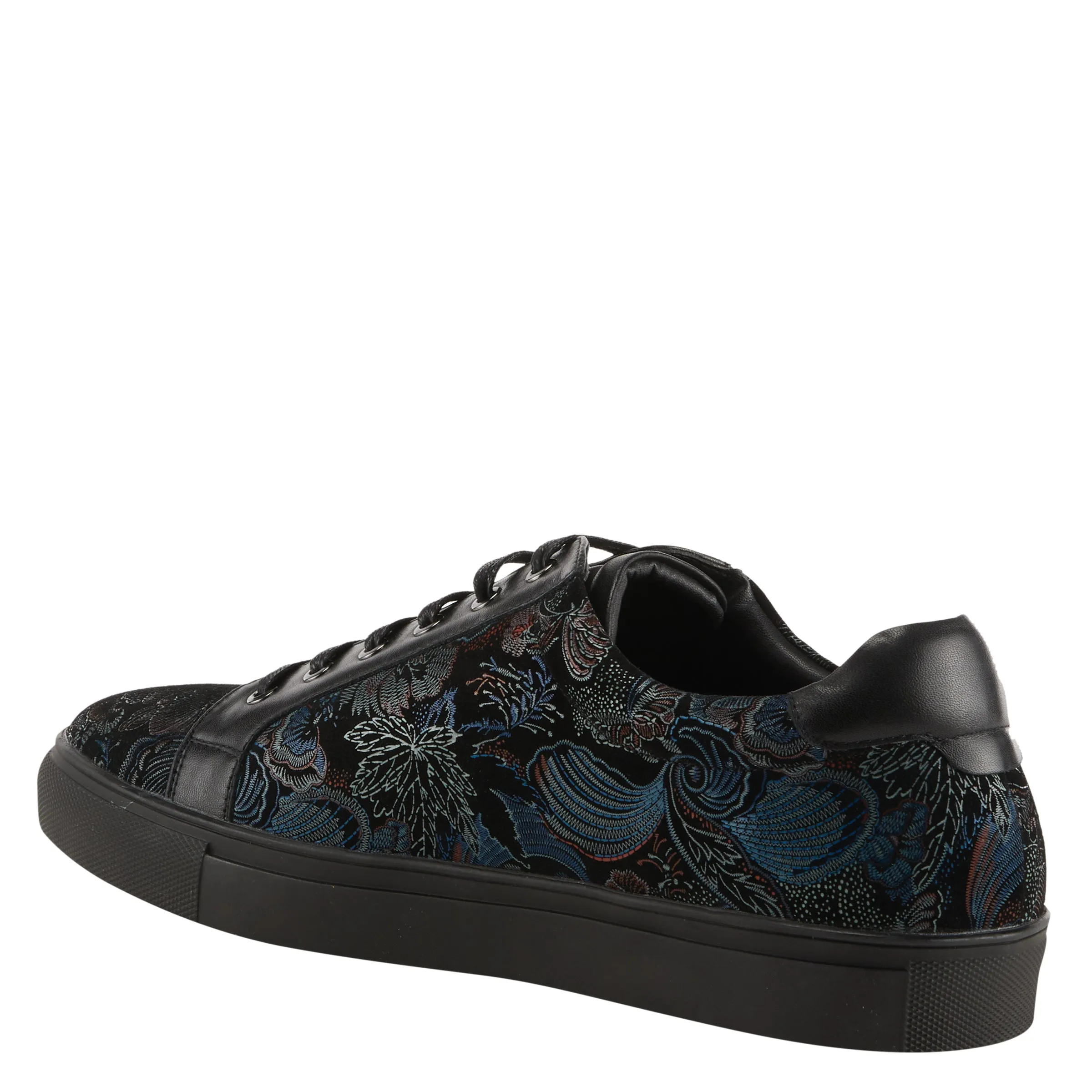 L'ARTISTE MEN ANDER-FLORAL LACE-UP SNEAKER