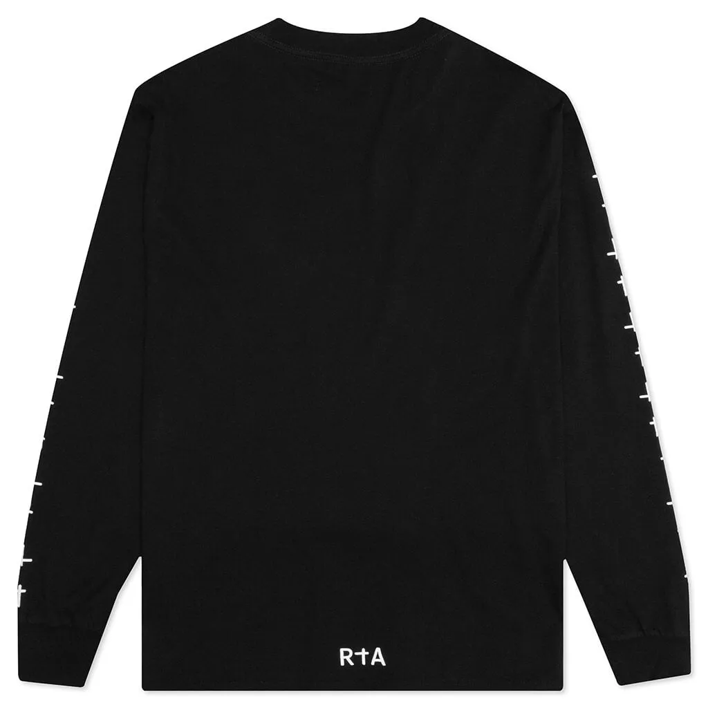 Lawrence L/S Tee - Black Cross