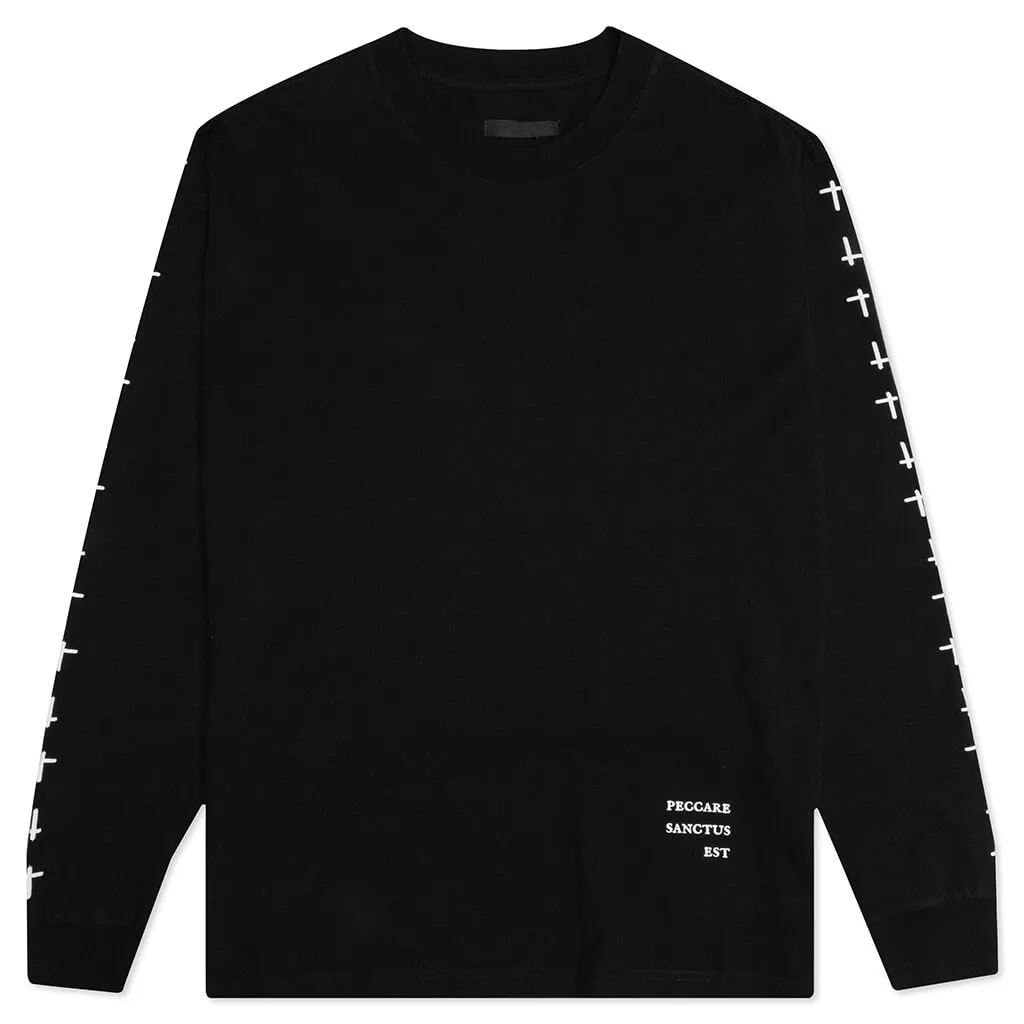 Lawrence L/S Tee - Black Cross