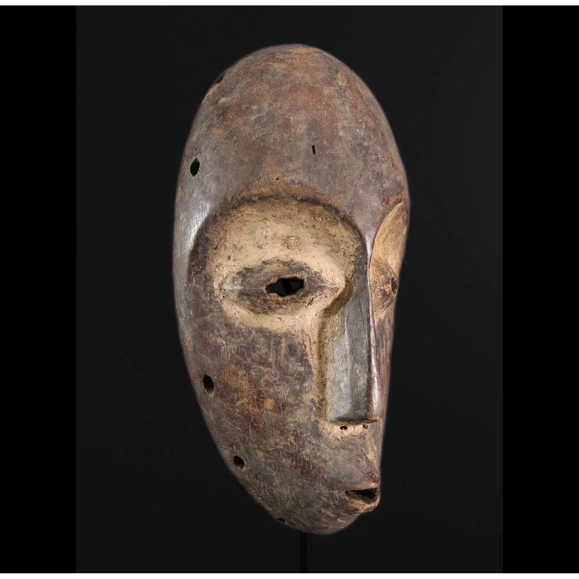 Lega Bwami Society Idumu Mask, Congo #26