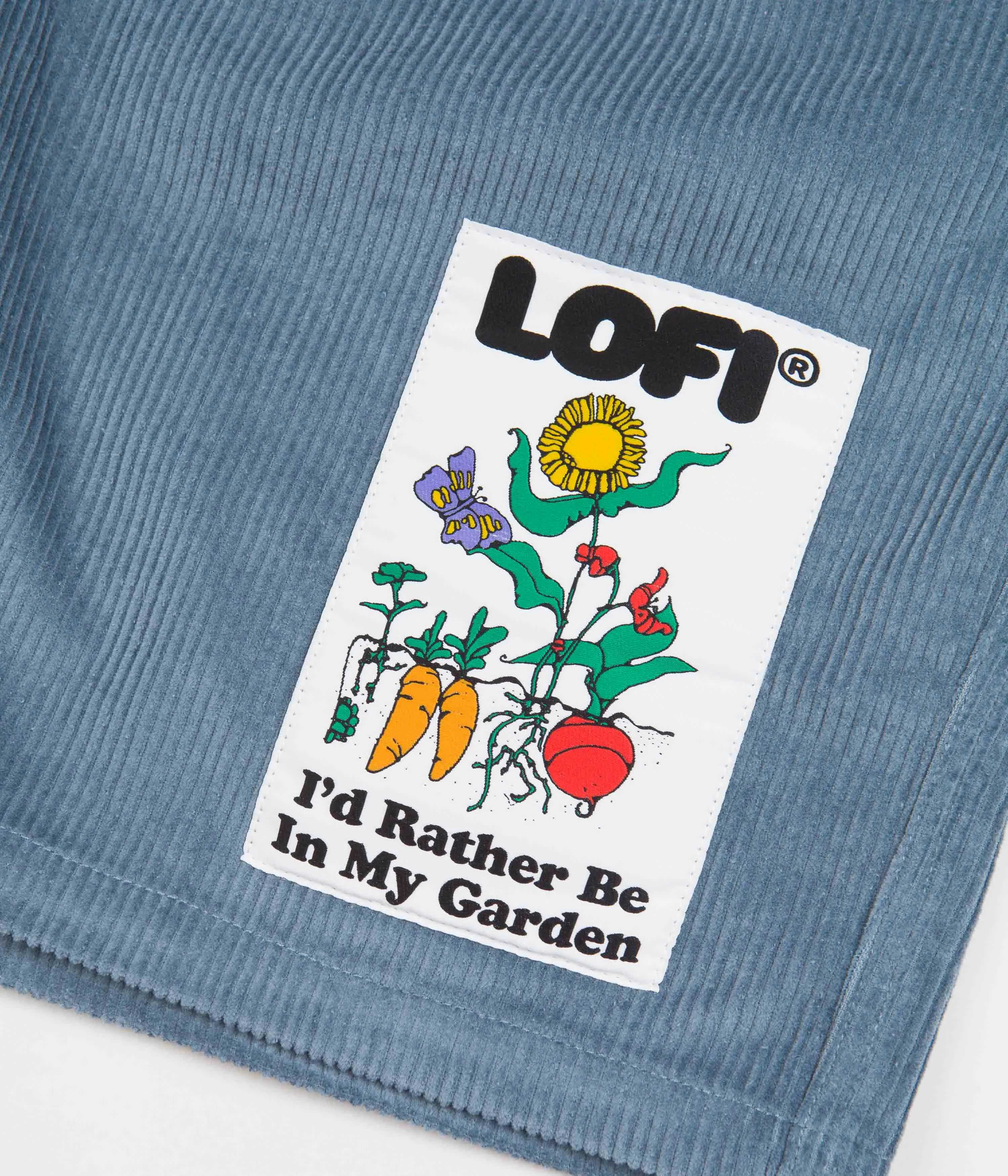 Lo-Fi Garden Work Shorts - Harbour Blue