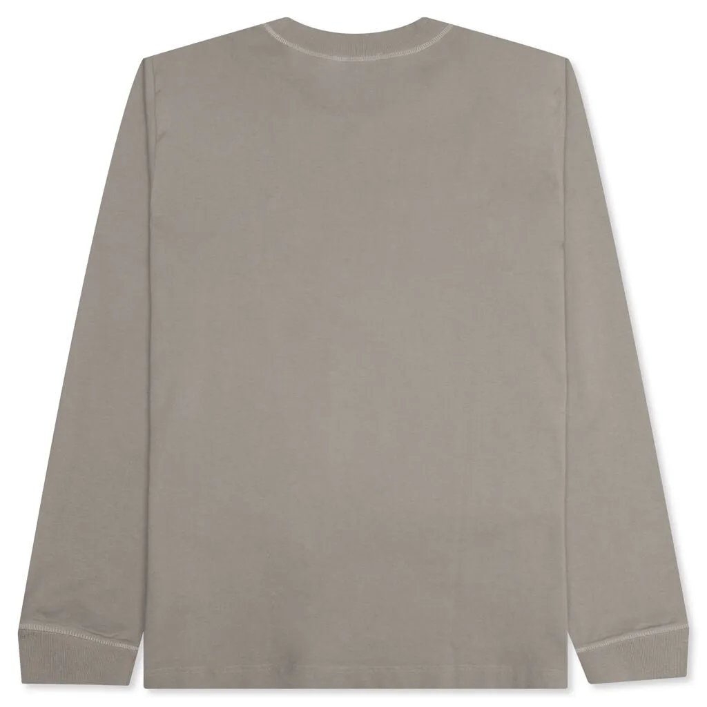 Logo L/S T-Shirt - Oyster Grey