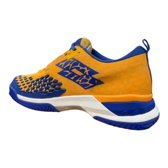 Lotto men's tennis shoe Raptor Hyperpulse 100 Speed 215623 8SO blue-saffron 