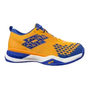 Lotto men's tennis shoe Raptor Hyperpulse 100 Speed 215623 8SO blue-saffron 