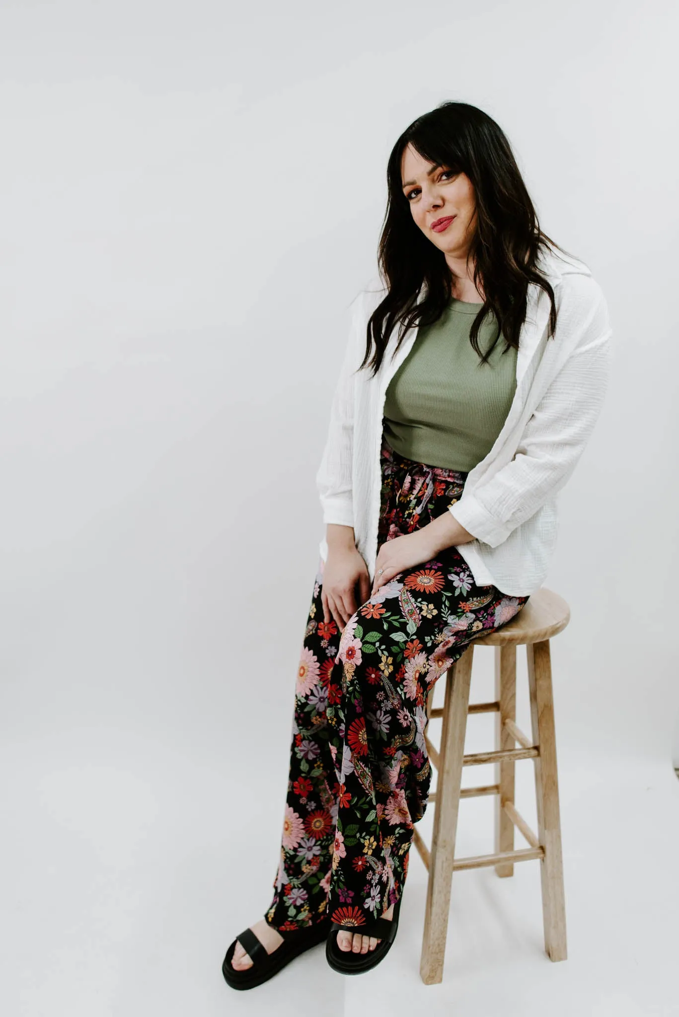 Maggie Retro Floral Pants