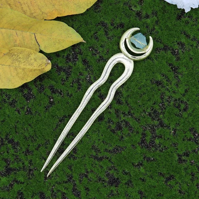 Magical Crescent Moon Hair Stick