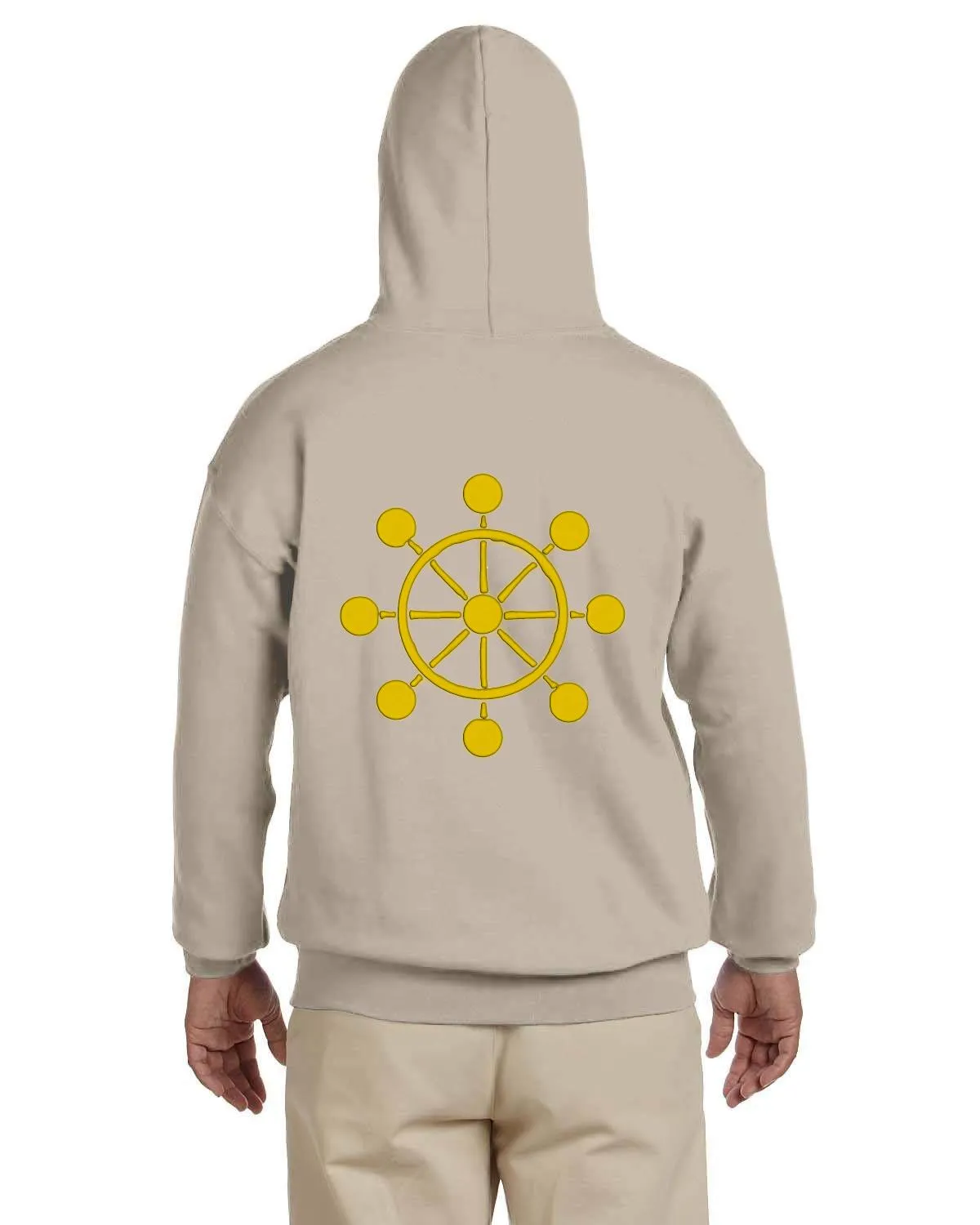 Mahoraga and 8 handle wheel hoodie