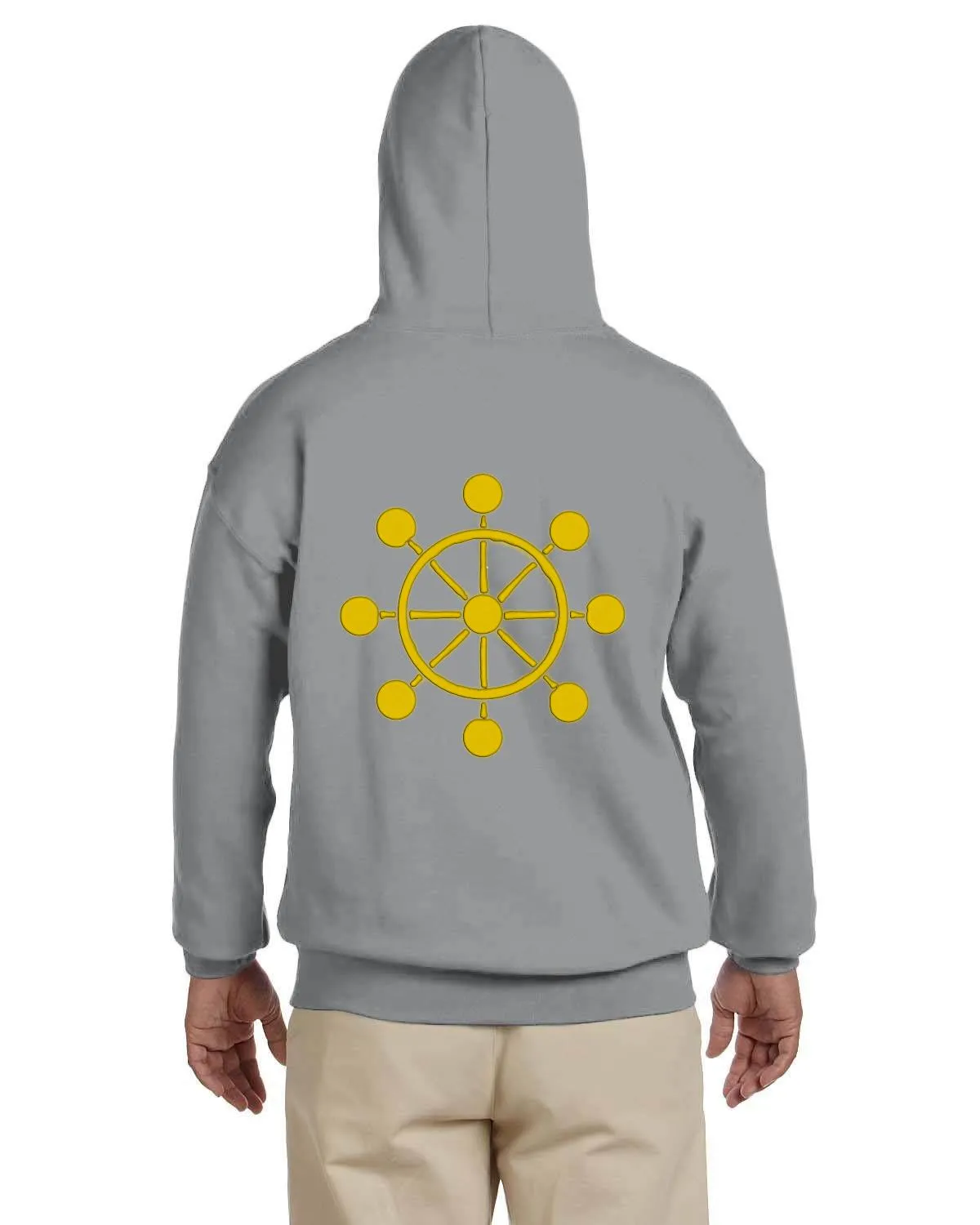 Mahoraga and 8 handle wheel hoodie