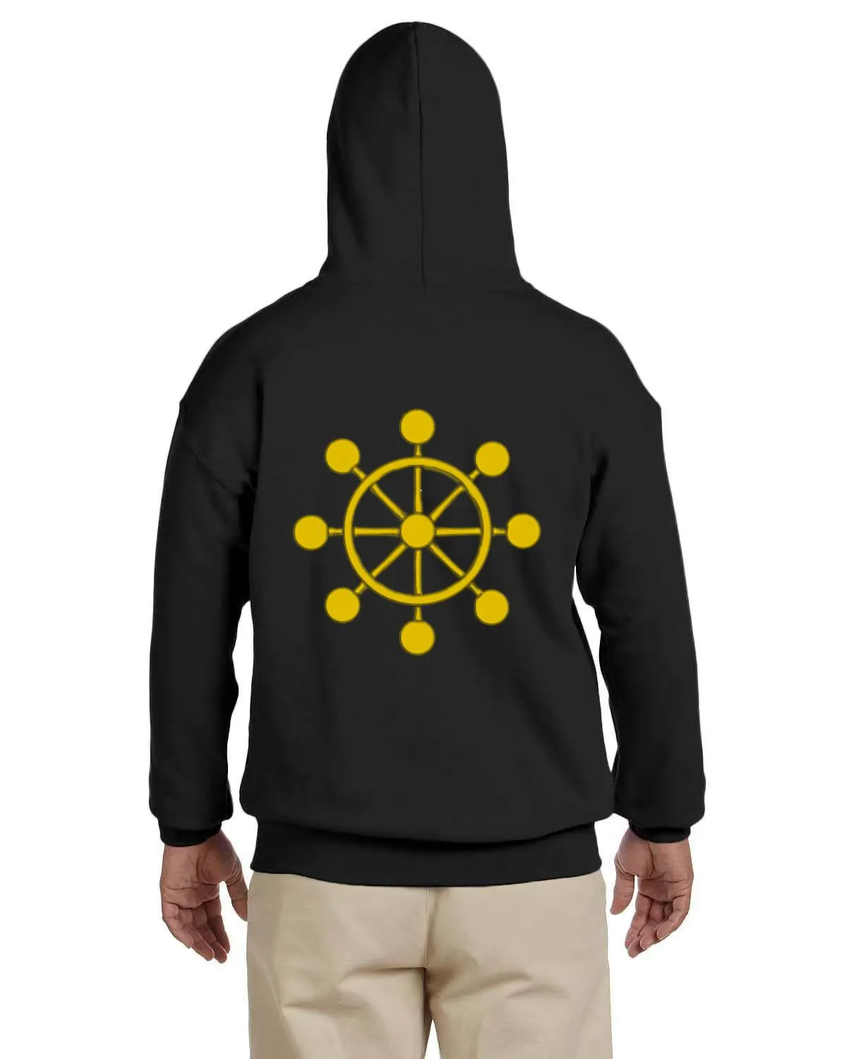 Mahoraga and 8 handle wheel hoodie