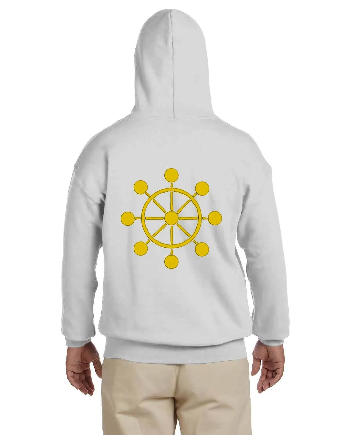 Mahoraga and 8 handle wheel hoodie