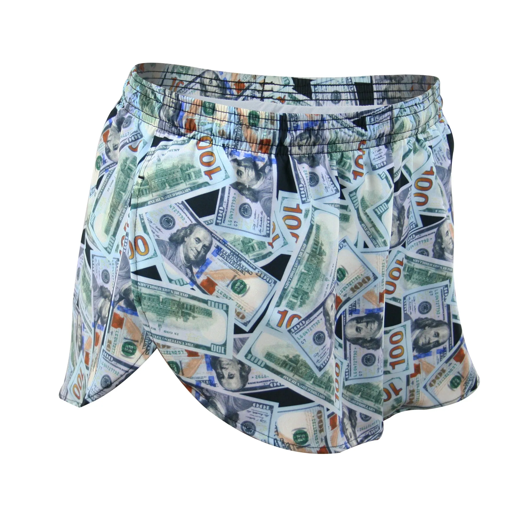 Men's 1" Elite Split Shorts- Money