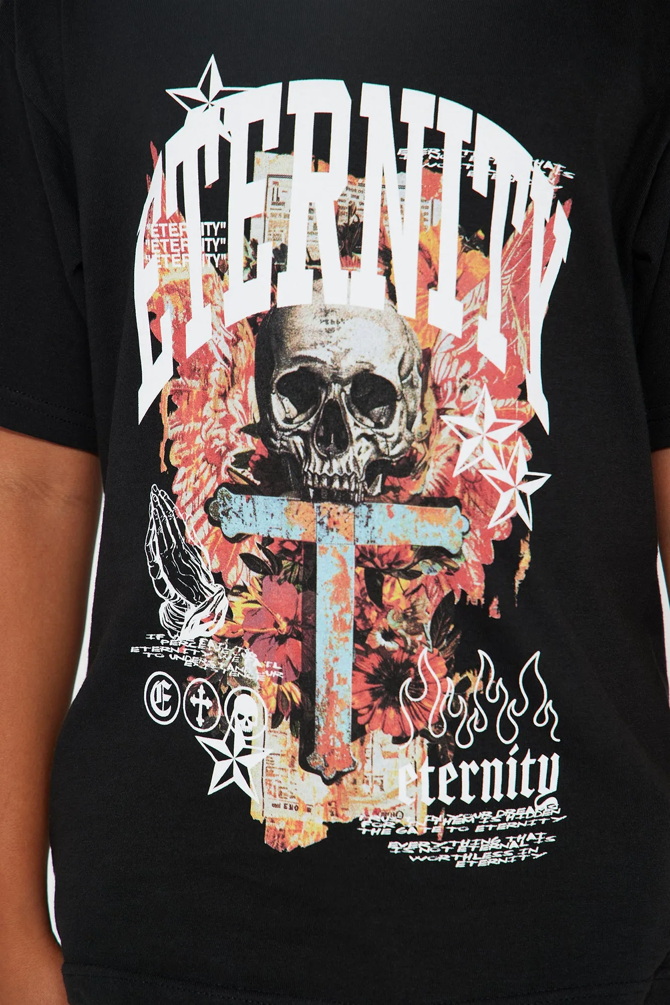 Mini Eternal Existence Short Sleeve Tee - Black