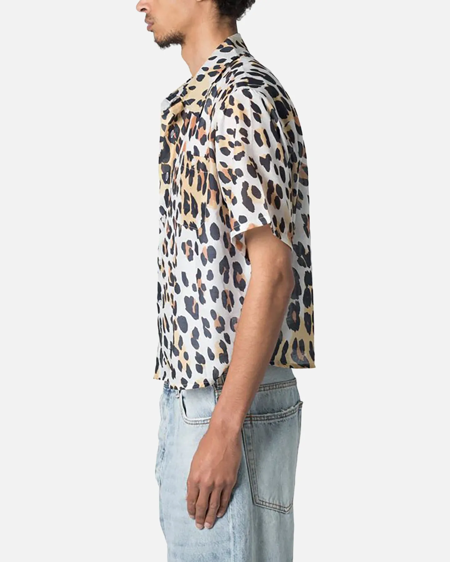 MNML Painted Leopard Short Sleeve Shirt Multi