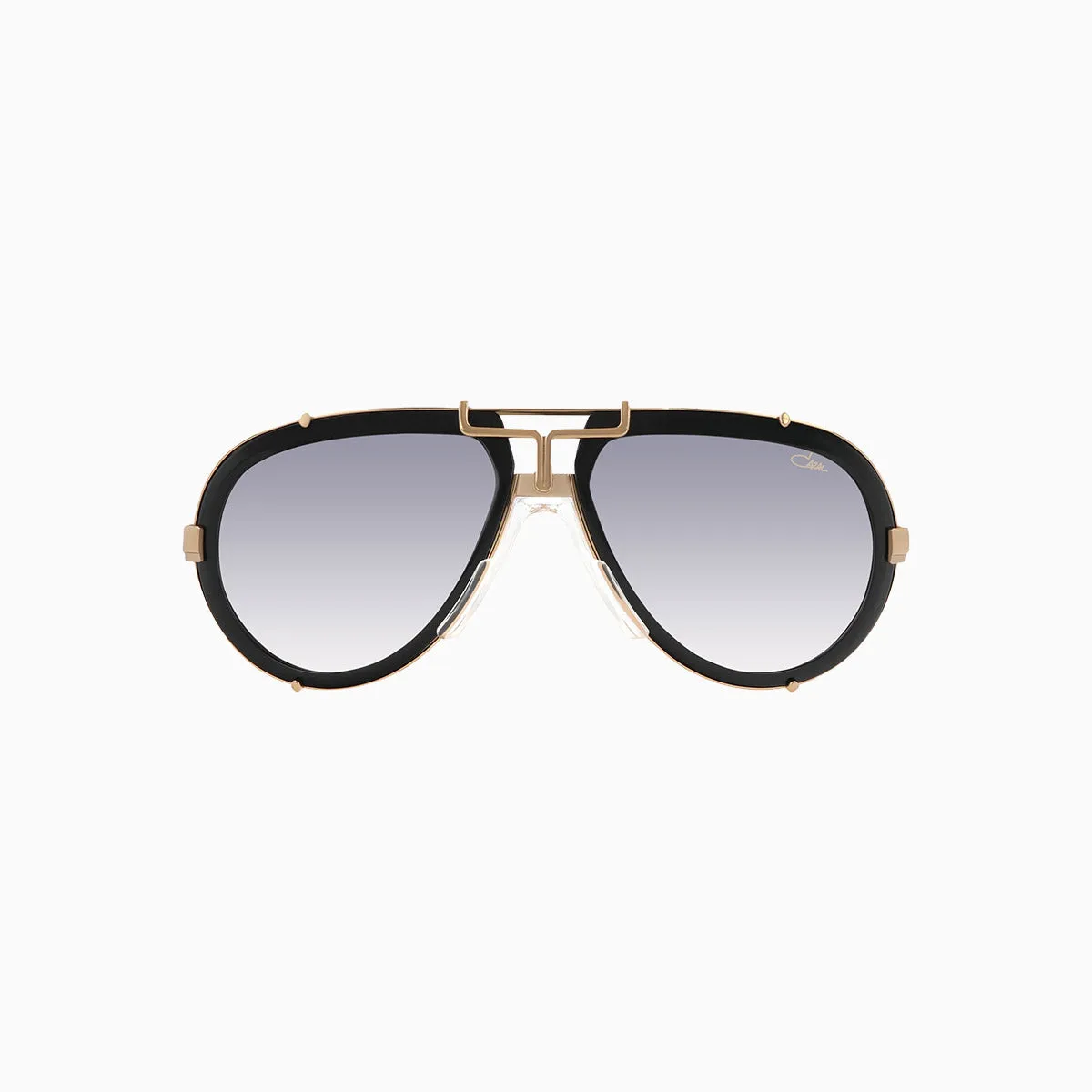 Mod 642 Cazal Black Gold Sunglasses