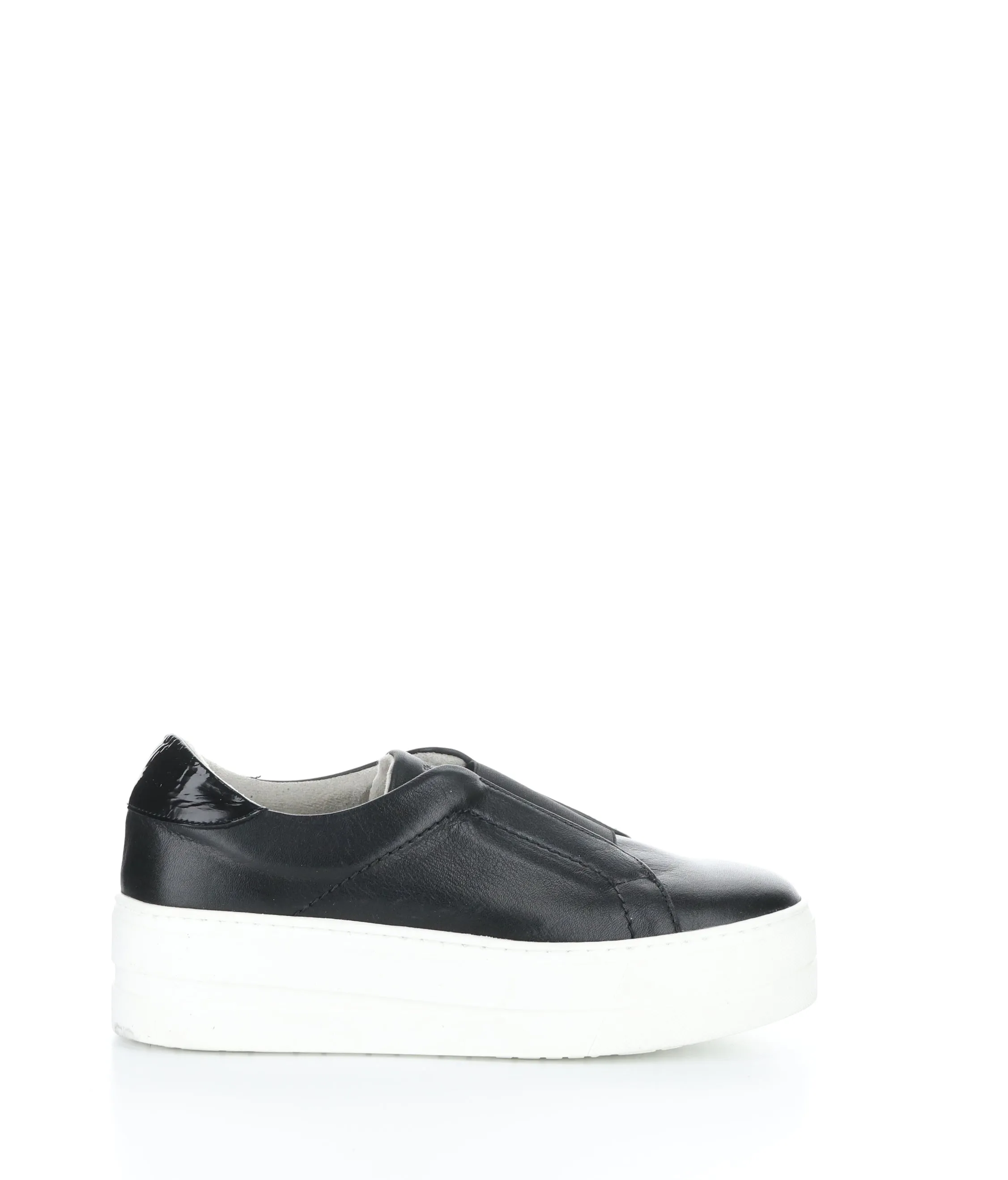 MONA BLACK Elasticated Shoes