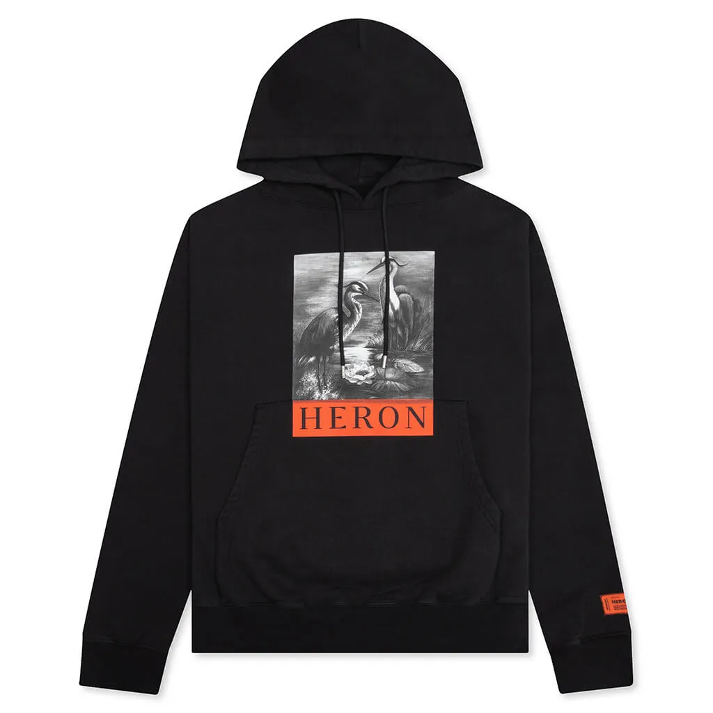 NF Heron BW Hoodie - Black/Black