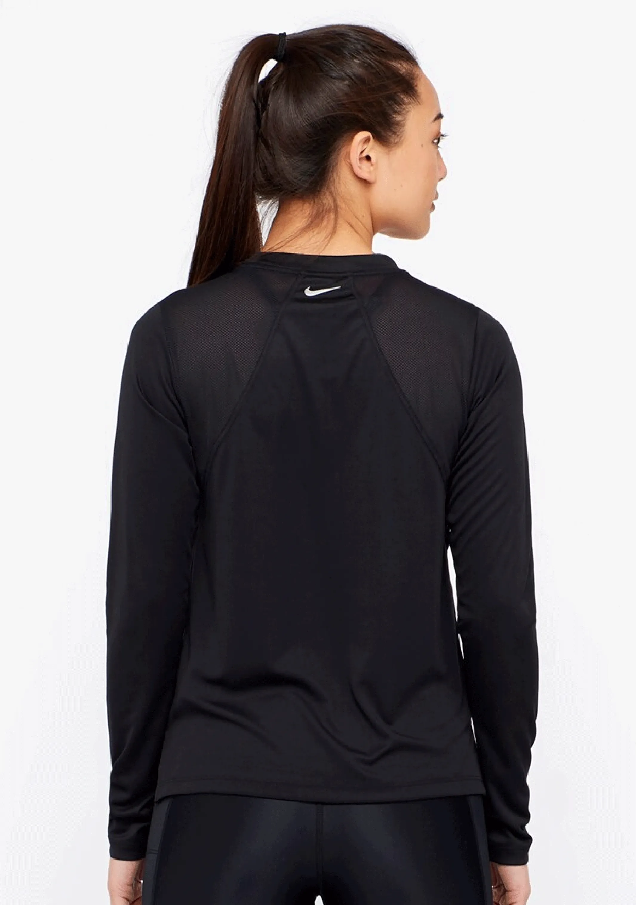 Nike Womens Dri Fit Miller Long Sleeve Top <BR> AT4192 010