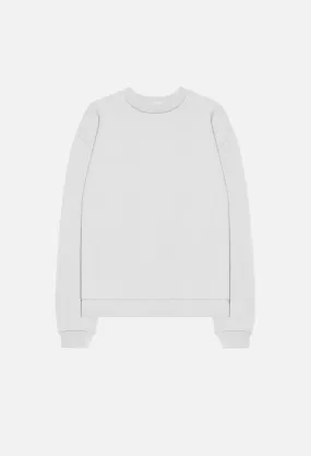 Oversized Crewneck Pullover / Moon Grey