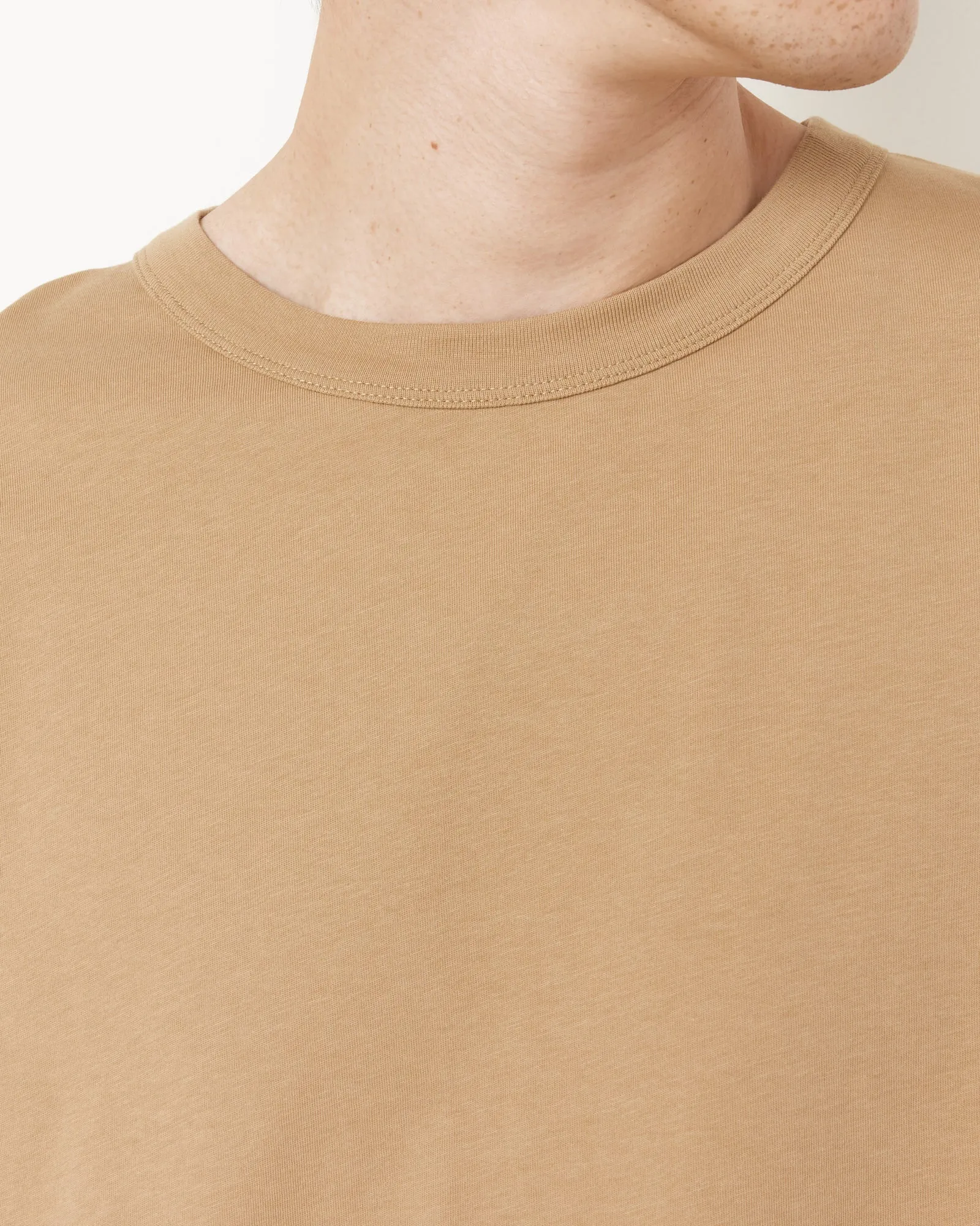 Oversized T-Shirt in Camel