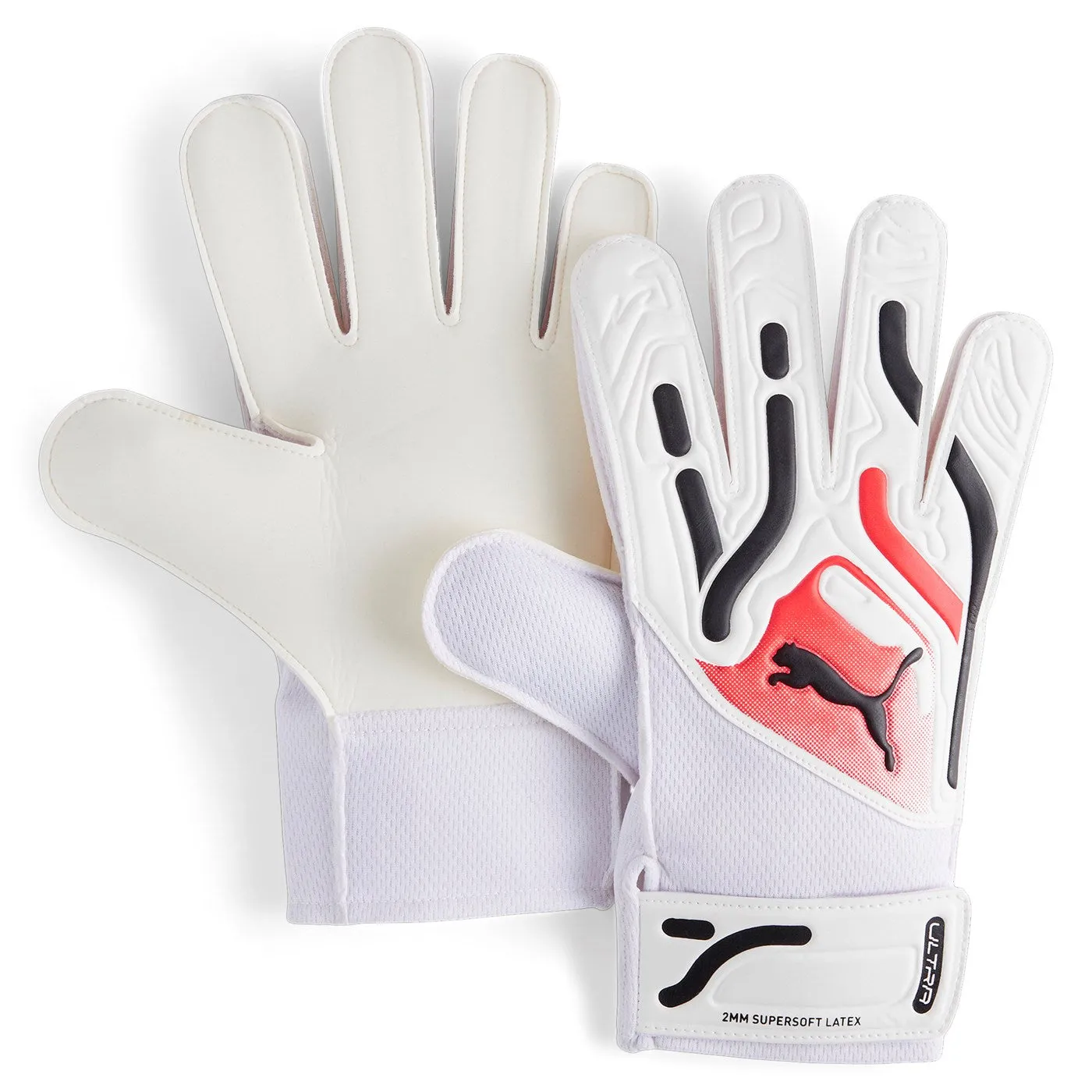 Puma goalkeeper glove Ultra Play RC 041862-01 white-orchid