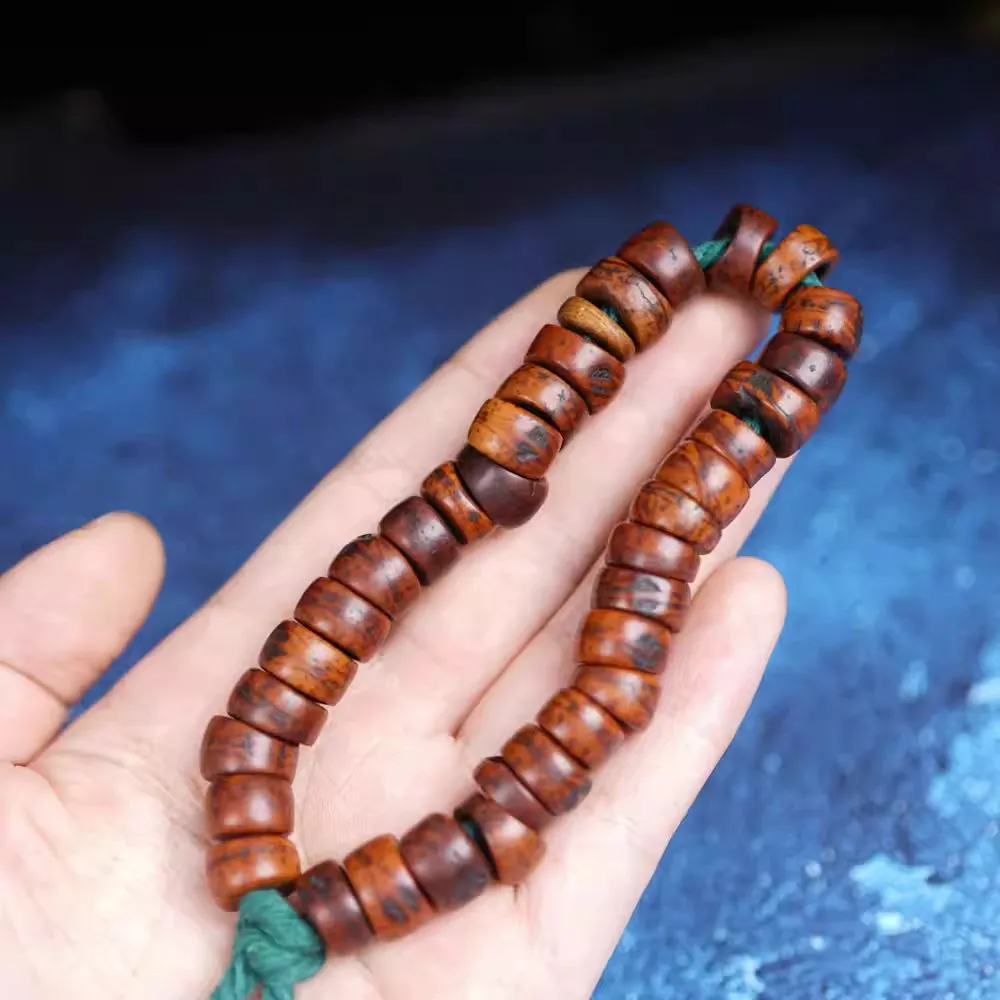 Rare Antique Tibetan Bodhiseed Wrist Mala