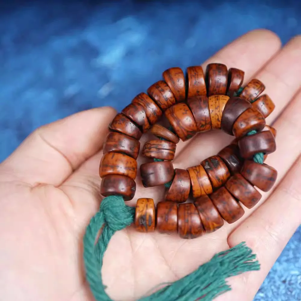 Rare Antique Tibetan Bodhiseed Wrist Mala